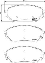 Brembo P 30 071 - Brzdové platničky -
