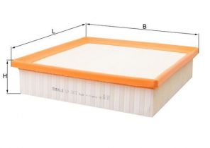 Knecht LX 2872 - Vzduchový filter