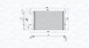 Magneti Marelli 350203894000 - Kondenzátor