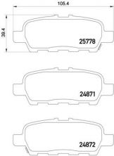 Brembo P 56 087 - Brzdové platničky -