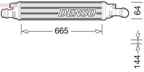 Denso DIT02036 - Chladič plniaceho vzduchu