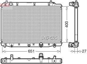 Denso DRM40036 - Chladič vody
