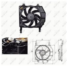 NRF 47681 - Ventilátor motora -