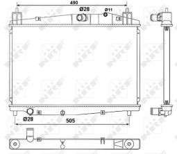 NRF 53059 - Chladič vody -