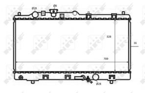 NRF 59075 - Chladič vody -
