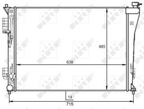 NRF 59097 - Chladič vody -