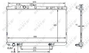 NRF 59100 - Chladič vody -