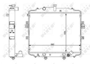 NRF 59107 - Chladič vody -