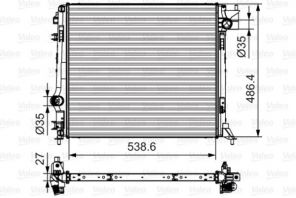 Valeo 701641 - Chladič vody -