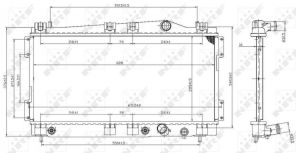 NRF 53955 - Chladič vody -