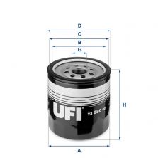 UFI 23.280.00 - Olejový filter -