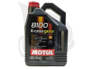 Motul 8100 X-cess gen2 5W-40, 5L