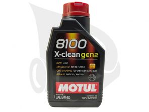 Motul 8100 X-clean gen2 5W-40, 1L