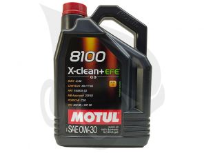 Motul 8100 X-clean+ EFE 0W-30, 5L
