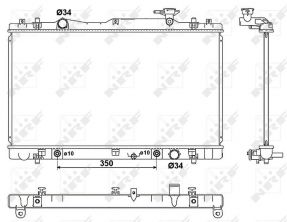 NRF 53063 - Chladič vody -