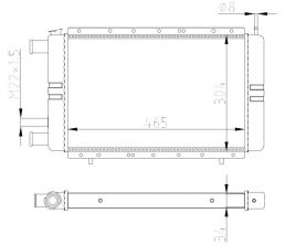 NRF 54684 - Chladič vody -
