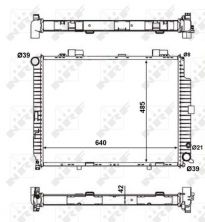 NRF 56140 - Chladič vody -