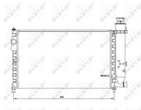 NRF 58683 - Chladič vody -