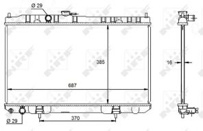 NRF 59099 - Chladič vody -