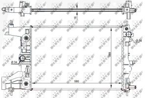 NRF 59144 - Chladič vody -