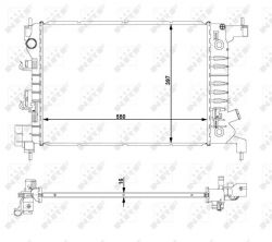 NRF 59149 - Chladič vody -