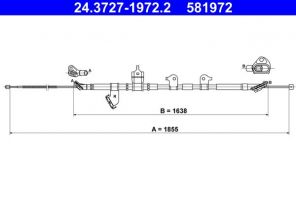 ATE 24.3727-1972.2 - Brzdové lano -