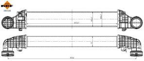 NRF 309100 - Chladič plniaceho vzduchu -