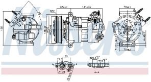 Nissens 890594 - Kompresor -