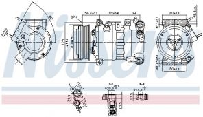 Nissens 890599 - Kompresor -