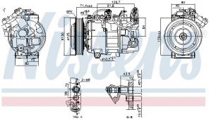 Nissens 890763 - Kompresor -