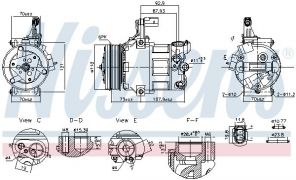 Nissens 891034 - Kompresor -