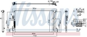 Nissens 940939 - Kondenzátor -