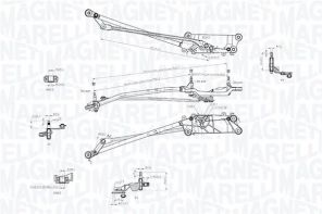 Magneti Marelli 085570758010 - Mechanizmus stieračov