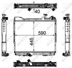 NRF 53860 - Chladič vody -