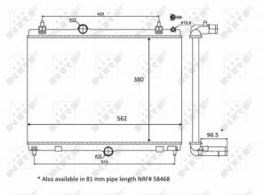 NRF 58399 - Chladič vody -