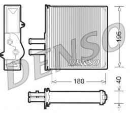 Denso DRR09060 - Výmenník tepla vnútorného kúrenia