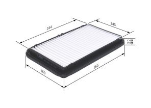 Bosch F 026 400 001 - Vzduchový filter