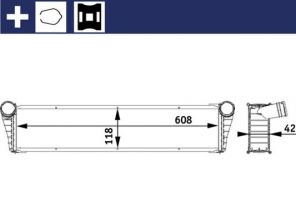 Mahle CR 778 000S - Chladič vody -