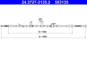 ATE 24.3727-3135.2 - Brzdové lano -
