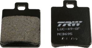 TRW MCB695 - Brzdové platničky -