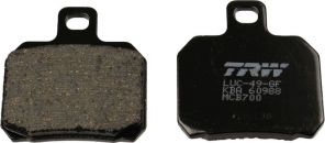 TRW MCB700 - Brzdové platničky -