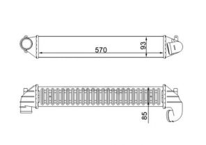 Mahle CI 475 000S - Chladič plniaceho vzduchu