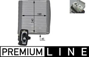 Mahle AE 119 000P - Výparník