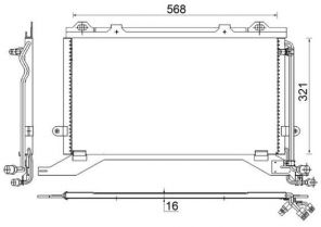 Mahle AC 248 000S - Kondenzátor
