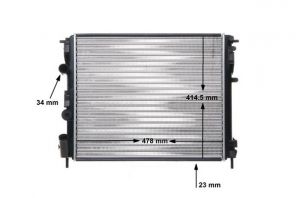 Mahle CR 35 000S - Chladič vody -