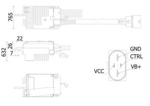 Mahle ABR 79 000S - Regulátor vnútorného ventilátora