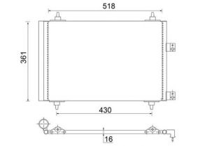 Mahle AC 314 000S - Kondenzátor