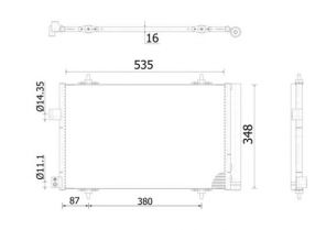 Mahle AC 938 000S - Kondenzátor