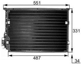 Mahle AC 177 000S - Kondenzátor