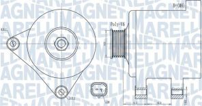 Magneti Marelli 063732015010 - Alternátor -